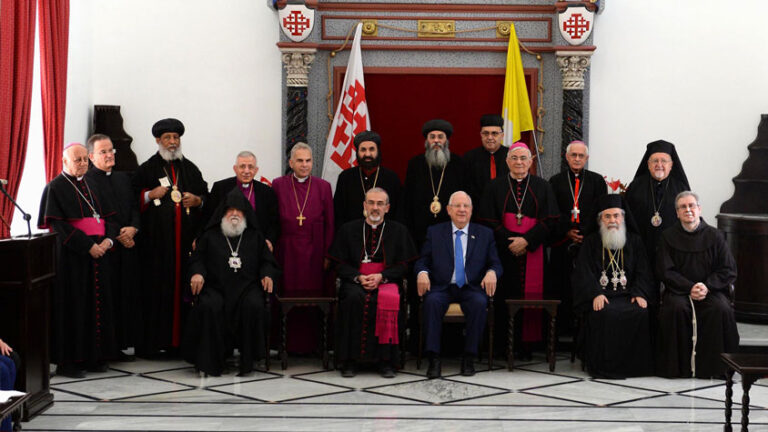 Israeli President Rivlin Calls Persecution Of Mideast Christians "A Stain On Humanity"